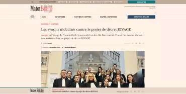 ARTICLE MATOT BRAINE - DECRET RIVAGE