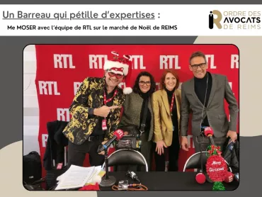 Un Barreau qui pétille sur le marché de Noel à REIMS 2024